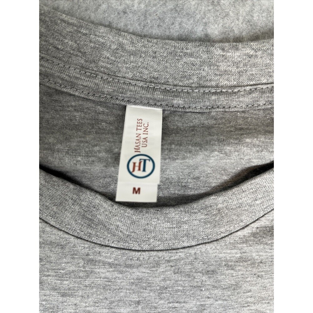 OWNYC Teddy Bear Rhinestone Shirt Men’s Size Medium Streetwear NYC Grey - Picture 3 of 6